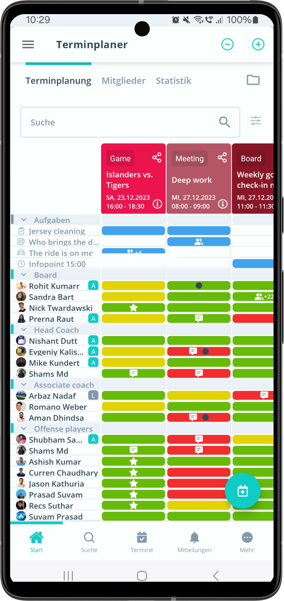 Scheduling Alle Termine auf einen Blick img